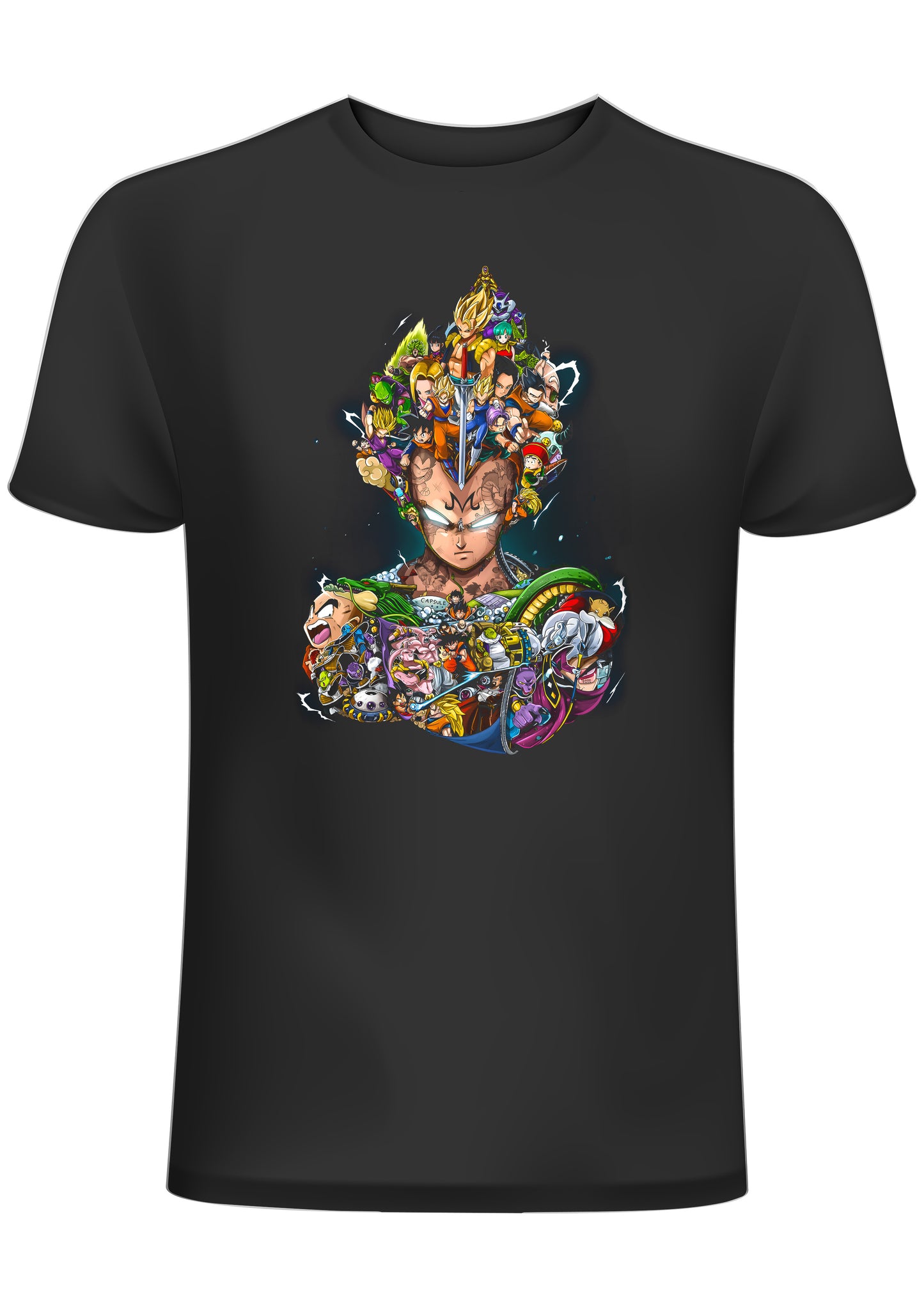 Dragonball T-shirt - Vegeta Multi