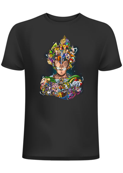 Dragonball T-shirt - Vegeta Multi