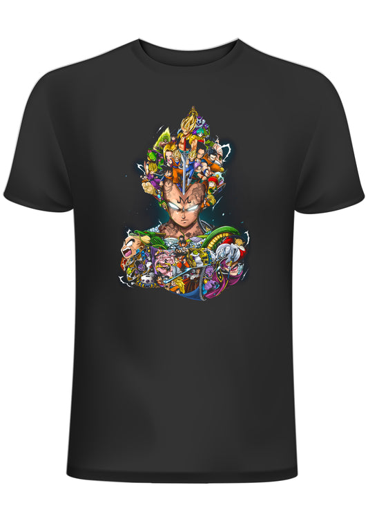 Dragonball T-shirt - Vegeta Multi