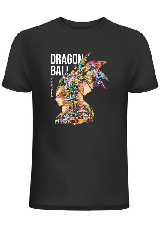 Dragonball T-shirt - Goku Vegeta Multi