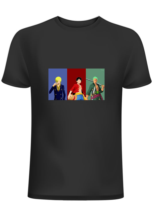 One Piece - T-Shirt - Sanji , Luffy , Zorro