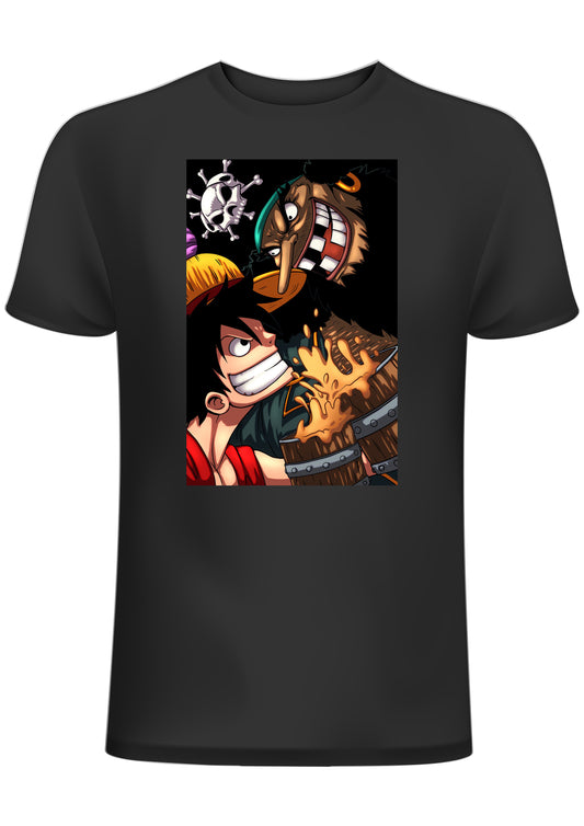 One Piece - T-Shirt -Ruffy & Blackbeard